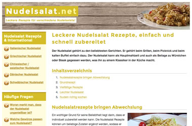 Nudelsalat.net - Leckere Nudelsalat Rezepte
